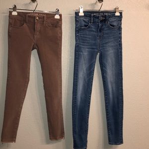 American Eagle size 00 stretch skinny jeans